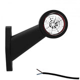 Gauche | Feu de position LED | tige inclinée | 12-24v | câble de 20cm | M10BV-301RW
