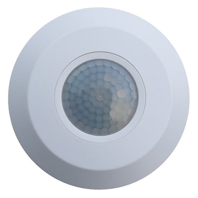 Bewegingssensor 200W infrarood, wit opbouw Ø108x25mm, 8m detectie, 230V IP20