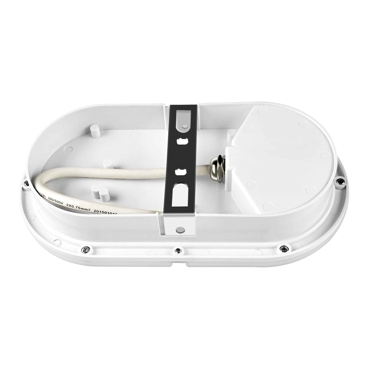 LED Bulkhead Ovaal 272×145mm - Koelwit 4000K - 2.640lm - 24W - IP66 - 230V