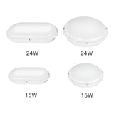 LED Bulkhead Rond Ø165mm - Daglichtwit 6000K - 1.650lm - 15W - IP66 - 230V