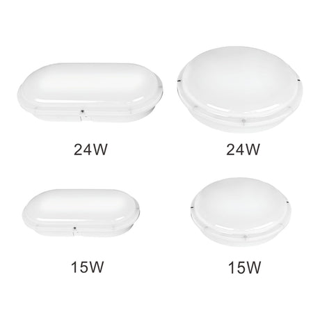 LED Bulkhead Rond Ø165mm 50 stuks - Warmwit 3000K - 1.650lm - 15W - IP66 - 230V