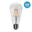 Kooldraadlamp E27 ST64, Clear 2700K, 100 stuks, 230V