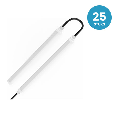TL armatuur Tri Proof, IP65, IK08, koppelbaar, 25 stuks