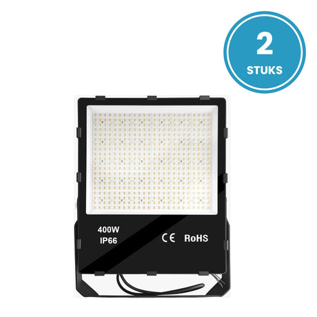 LED Schijnwerper 400W, 68.000 lm, 170 lm/W, 90°, IP66, Terrein- & Sportveldverlichting