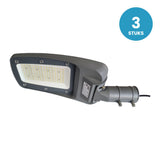 LED Straatverlichting 100W 16000lm - Koelwit 4000K - IP66 - 3 stuks - 230V