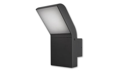 Buitenlamp Clark zwart RAL 7021, LED 12W, 550 Lumen, koelwit 4000K, waterdicht IP54