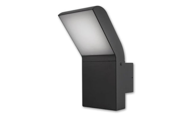 Applique extérieure Clark noire RAL 7021 | LED 12 W - 550 lumens | blanc froid 4000 K | étanche IP54 - LEDPLANET.NL