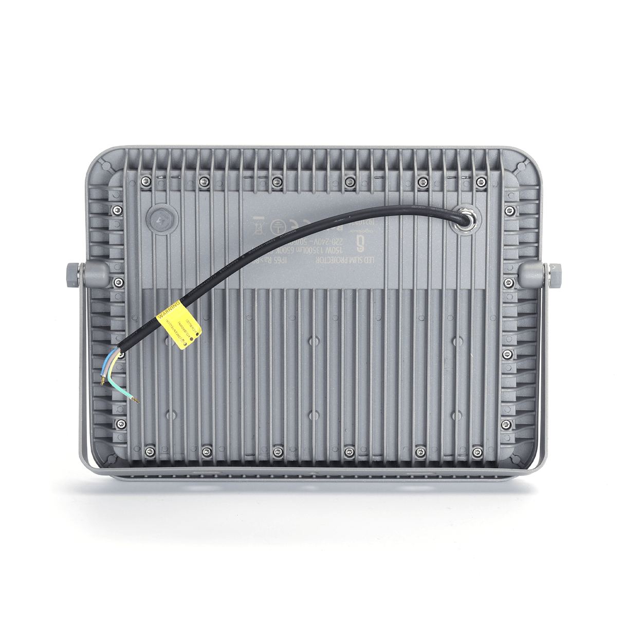 Buitenlamp grijs | LED bouwlamp 100W=900W schijnwerper | koelwit 4000K - 90° lichthoek | waterdicht IP65 - LEDPLANET.NL