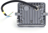 Buitenlamp grijs | LED bouwlamp 10W=90W schijnwerper | daglichtwit 6500K - 90° lichthoek | waterdicht IP65 - LEDPLANET.NL