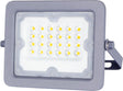 Buitenlamp grijs | LED bouwlamp 20W=180W schijnwerper | daglichtwit 6500K - 90° lichthoek | waterdicht IP65 - LEDPLANET.NL