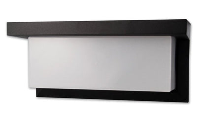 Buitenlamp Lago zwart RAL 9004, LED 12W, 840 Lumen, koelwit 4000K, waterdicht IP54