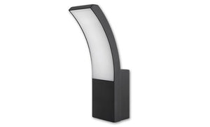 Applique extérieure Loreto noire RAL 7021 | LED 9W - 500 Lumen | blanc froid 4000K | étanche IP54