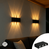 LED Wandlamp Buiten 450 Lumen - 5W - 2000K/2700K/4000K - Up Down - IP65 - Zwart
