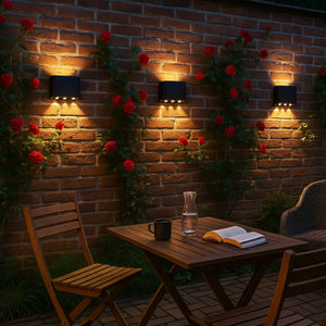 LED Wandlamp Buiten 450 Lumen - 5W - 2000K/2700K/4000K - Up Down - IP65 - Zwart