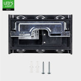 LED Wandlamp Buiten 450 Lumen - 5W - 2000K/2700K/4000K - Up Down - IP65 - Zwart