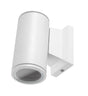 Buitenlamp rond wit | enkele GU10 lampvoet voor één spot | waterdicht IP65 - LEDPLANET.NL