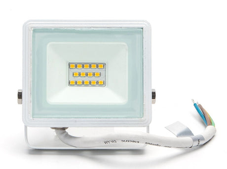 Buitenlamp wit | LED 10W=90W schijnwerper | daglichtwit 6400K | waterdicht IP65 - LEDPLANET.NL