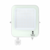Buitenlamp wit met IR bewegingssensor | LED 100W~8900Lm=900W schijnwerper | koelwit 4000K | waterdicht IP65 - LEDPLANET.NL