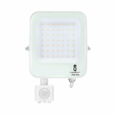 Buitenlamp wit met IR bewegingssensor | LED 30W~2700Lm=300W schijnwerper | koelwit 4000K | waterdicht IP65 - LEDPLANET.NL