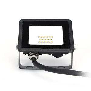 Lampe LED extérieure blanc froid 4000K - 10W 900 lumens - étanche IP65 - noire