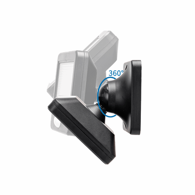 Lampe extérieure noire solaire | projecteur LED 0,64 W~80 lumens | projecteur blanc lumière du jour 6500 K | IP44 - câble de 2 mètres - LEDPLANET.NL