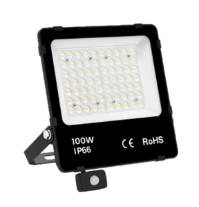 LED Schijnwerper 100W, 15.000 lm, Bewegingssensor, 90°, IP66