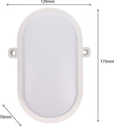 LED Wandarmatuur 900 lumen - 9W - Koelwit 4000K - IP65 - IK10 - Bull Eye - 230V