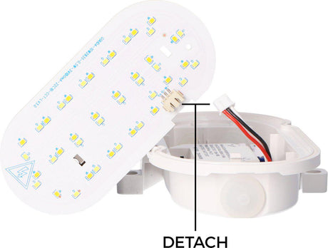 Applique murale LED 900 lumens - 9W - Blanc froid 4000K - IP65 - IK10 - Bull Eye - 230V