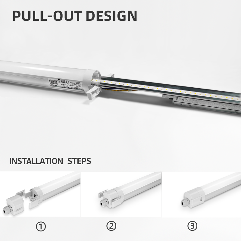 Blls LED TL armatuur 150cm 3300lm 4000K IP20 voor binnengebruik met trekbare ontwerpelementen