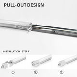 Blls LED TL armatuur 150cm 3300lm 4000K IP20 voor binnengebruik met trekbare ontwerpelementen