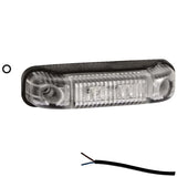 LED markeringslicht wit | 12-24v | 50cm. kabel | M10MV-500W