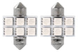 C5W autolamp 2 stuks 31mm blauw | LED festoon SV8.5 0.68W - 12V DC - LEDPLANET.NL