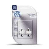 C5W autolamp 2 stuks 31mm blauw | LED festoon SV8.5 0.68W - 12V DC - LEDPLANET.NL