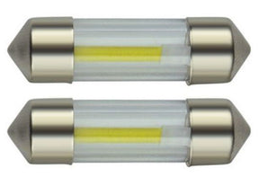 C5W ampoules automobiles 2 pièces | LED festoon 31 mm | COB blanc lumière du jour 6500 K | 24 volts - 2 watts - LEDPLANET.NL