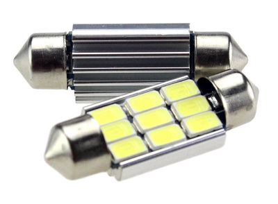 C5W LED festoon 36mm CAN-BUS, daglichtwit 6000K, 9-SMD heatsink, 1.68W, 290 lm, 12V, 2 stuks