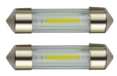 Lampe de voiture C5W, 2 pièces | LED navette 36 mm | COB blanc lumière du jour 6500 K | 24 volts - 2 watts - LEDPLANET.NL