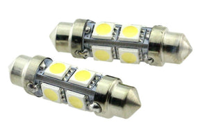 C5W LED festoon 39mm, daglichtwit 6000K, 8-SMD, 2.2W, 12V, 2 stuks