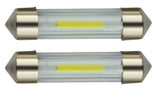 C5W autolamp 2 stuks | LED festoon 39mm | COB warmwit 3000K | 24 Volt - 2 Watt - LEDPLANET.NL