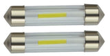 C5W autolamp 2 stuks | LED festoon 41mm | COB daglichtwit 6500K | 12 Volt - 2 Watt - LEDPLANET.NL