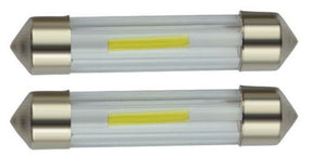 C5W ampoules automobiles 2 pièces | LED navette 41 mm | COB blanc chaud 3000 K | 12 volts - 2 watts - LEDPLANET.NL