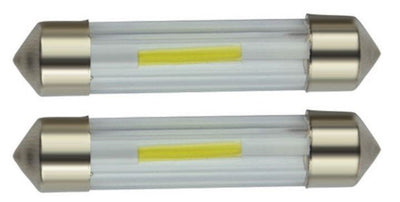 C5W LED festoon 41mm, warmwit 3000K, COB, 2W, 24V, 2 stuks