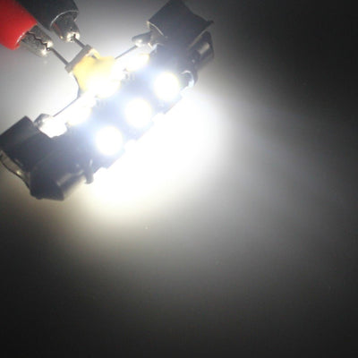 Ampoules auto C5W, 2 pièces | LED navette 43 mm | 12 LED SMD blanc lumière du jour 6000 K | 12 volts - 3 W - LEDPLANET.NL