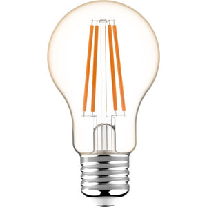 Ampoule LED filament 806 lumens - 7 W - 2700 K - E27 - verre transparent