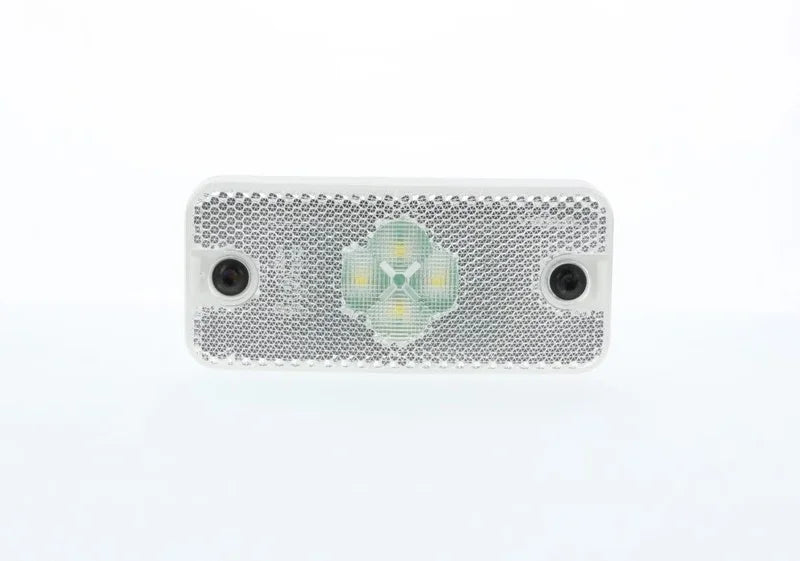 Feu de position LED blanc | 12v | 2 broches | connecteur AMP | 198690