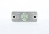 Feu de position LED blanc | 12v | 2 broches | connecteur AMP | 198690