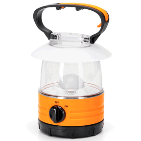 Oranje LED noodlamp en campinglamp met ophanghaak