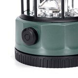 Aigostar camping LED lamp op batterijen met een stevig ontwerp en eenvoudige bediening voor buitengebruik