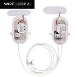 LED Wandarmatuur Bull Eye - 1000 lumen - 9W - CCT instelbaar 2700K/4000K/6500K - IP65 - IK10 - 3 lichtstanden