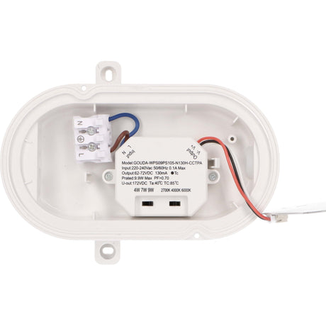 Applique murale LED Bull Eye - 1000 lumens - 9 W - CCT réglable 2700 K/4000 K/6500 K - IP65 - IK10 - 3 modes d’éclairage