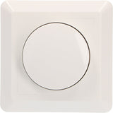 LED dimmerknop compleet met frame wit - universeel - GIRA JUNG Busch-Jaeger